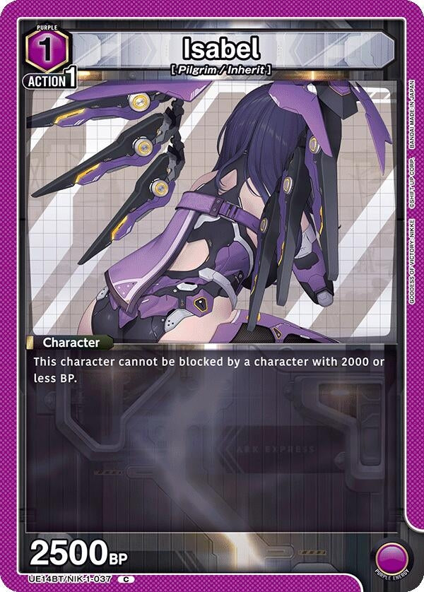 Image for Isabel (037) (UE14BT) (UE14BT/NIK-1-037) - Union Arena