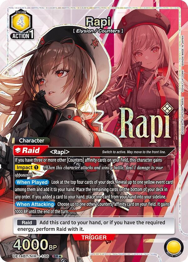 Image for Rapi (106) (SR*) (UE14BT) (UE14BT/NIK-1-106) - Union Arena
