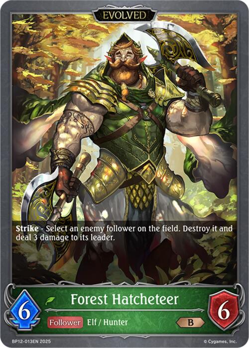 Forest Hatcheteer (Evolved) (BP12-013EN) [Worldreaver's Descent]