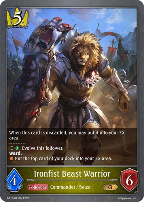 Ironfist Beast Warrior (BP12-021EN) [Worldreaver's Descent]