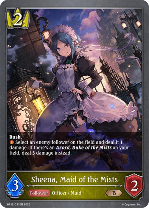 Sheena, Maid of the Mists (BP12-031EN) [Worldreaver's Descent]