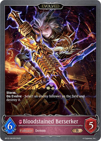 Bloodstained Berserker (Evolved) (BP12-081EN) [Worldreaver's Descent]