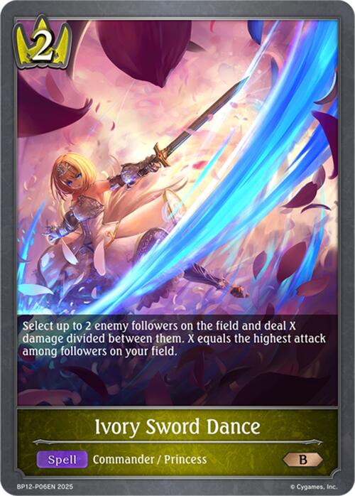 Ivory Sword Dance - P06 (Foil) (BP12-P06EN) [Worldreaver's Descent]