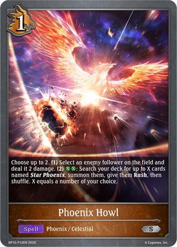 Phoenix Howl - P12 (Foil) (BP12-P12EN) [Worldreaver's Descent]