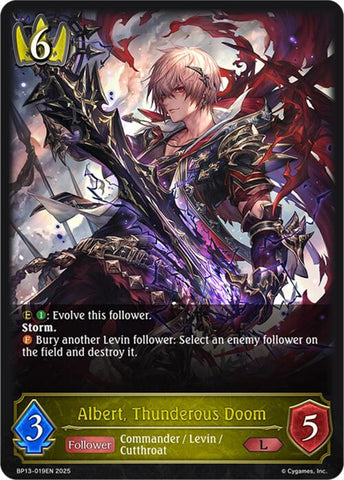 Albert, Thunderous Doom (BP13-019EN) [Dominion of Darkness]