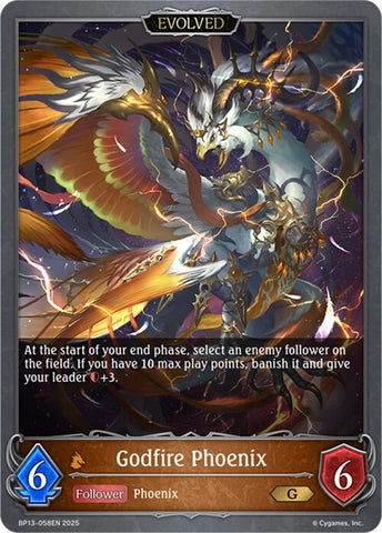 Godfire Phoenix (Evolved) (BP13-058EN) [Dominion of Darkness]