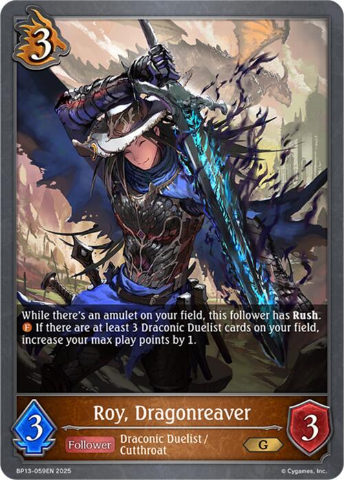 Roy, Dragonreaver (BP13-059EN) [Dominion of Darkness]