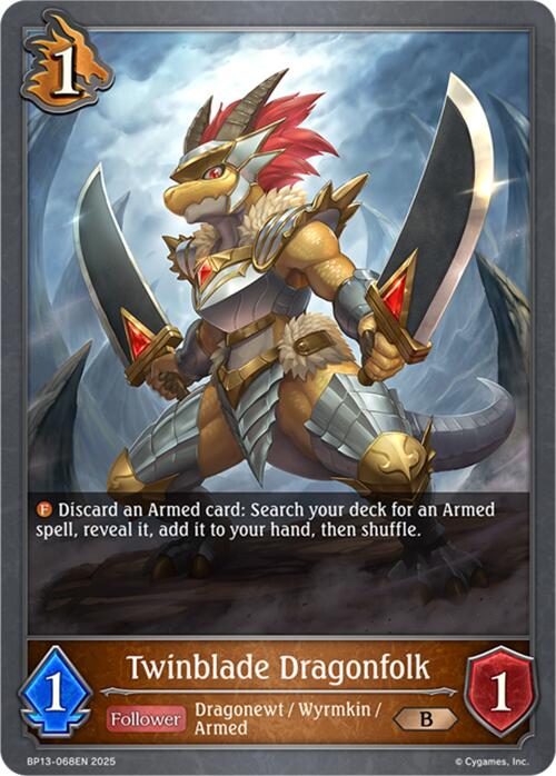 Twinblade Dragonfolk (BP13-068EN) [Dominion of Darkness]