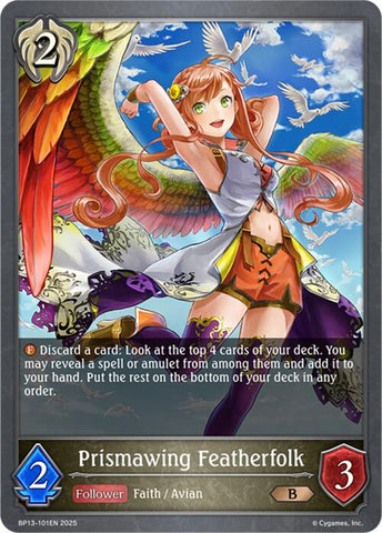 Prismawing Featherfolk (BP13-101EN) [Dominion of Darkness]