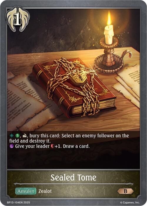 Sealed Tome (BP13-104EN) [Dominion of Darkness]