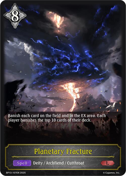 Planetary Fracture (BP13-107EN) [Dominion of Darkness]