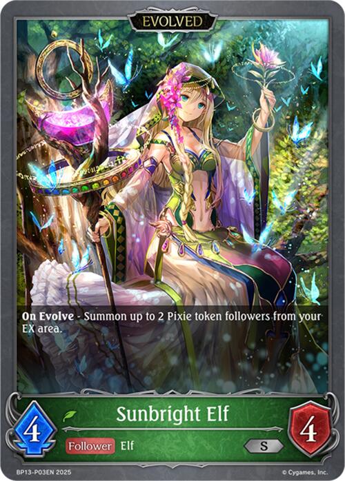 Sunbright Elf (Evolved) - P03 (Foil) (BP13-P03EN) [Dominion of Darkness]