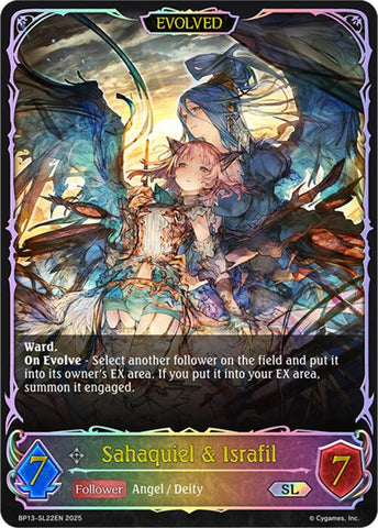 Sahaquiel & Israfil (Evolved) (BP13-SL22EN) [Dominion of Darkness]
