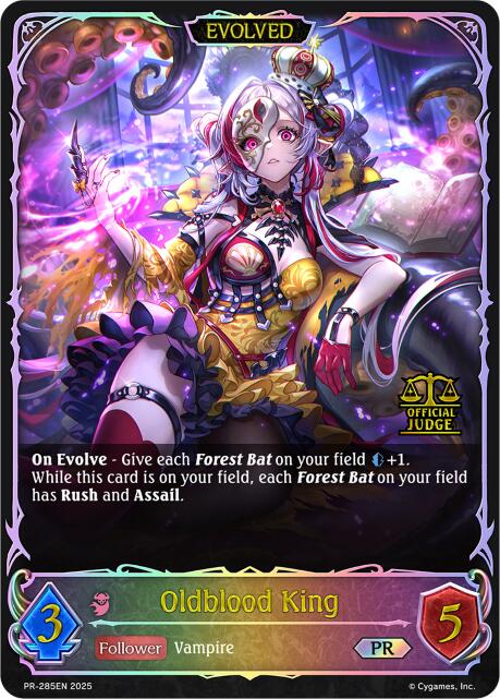 Oldblood King (Evolved) (Official Judge) (PR-285EN) [Promotional Cards]