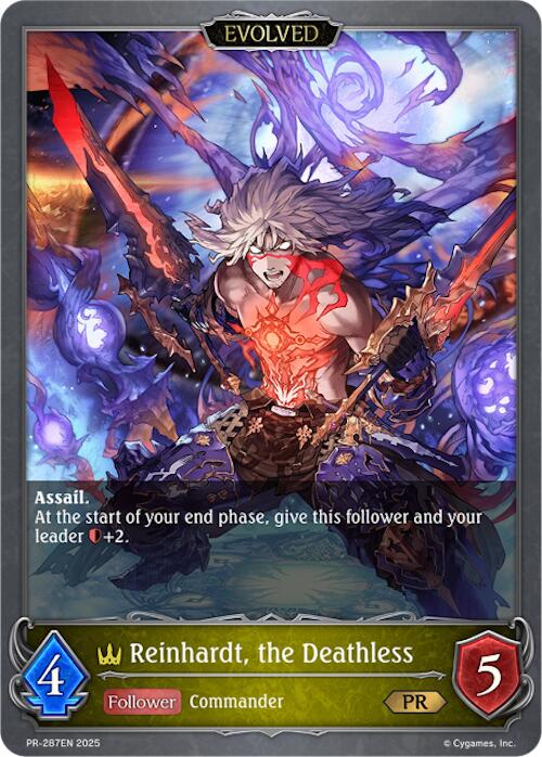 Reinhardt, the Deathless (Evolved) (PR-287EN) (PR-287EN) [Promotional Cards]