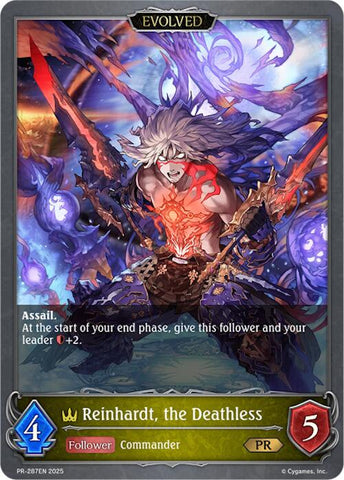 Reinhardt, the Deathless (Evolved) (PR-287EN) (PR-287EN) [Promotional Cards]