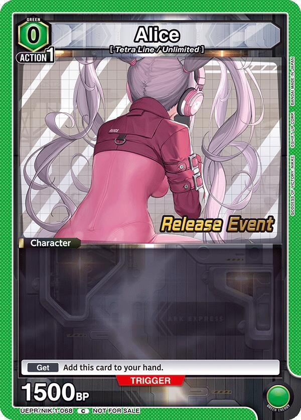 Image for Alice (068) (UE14BT_RE) (UEPR/NIK-1-068) - Union Arena