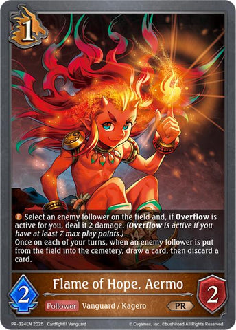 Flame of Hope, Aermo (PR-324) (PR-324EN) [Promotional Cards]