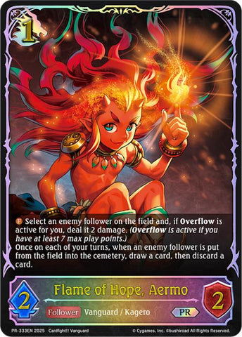 Flame of Hope, Aermo (PR-333) (PR-333EN) [Promotional Cards]