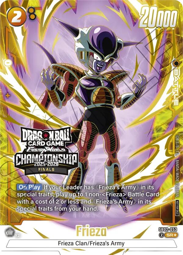 Frieza (SB02-053) (Championship 2025-2026 Finals) [Fusion World Tournament Cards]