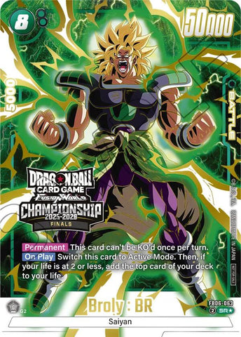 Broly : BR (FB06-063) (Championship 2025-2026 Finals) [Fusion World Tournament Cards]