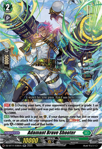 Adamant Brave Shooter (DZ-BT11/036EN) [Symphony of Might & Bloom]