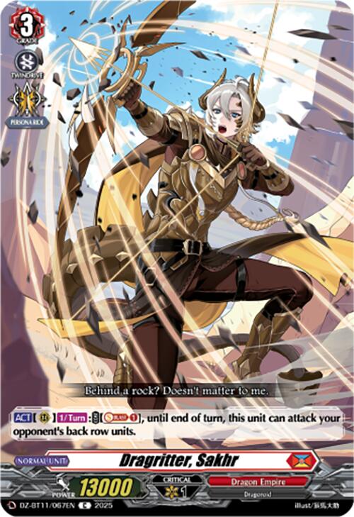 Dragritter, Sakhr (DZ-BT11/067EN) [Symphony of Might & Bloom]