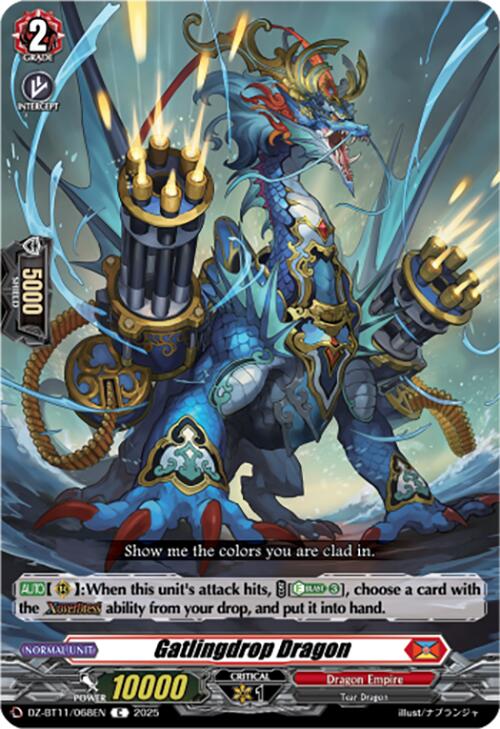 Gatlingdrop Dragon (DZ-BT11/068EN) [Symphony of Might & Bloom]