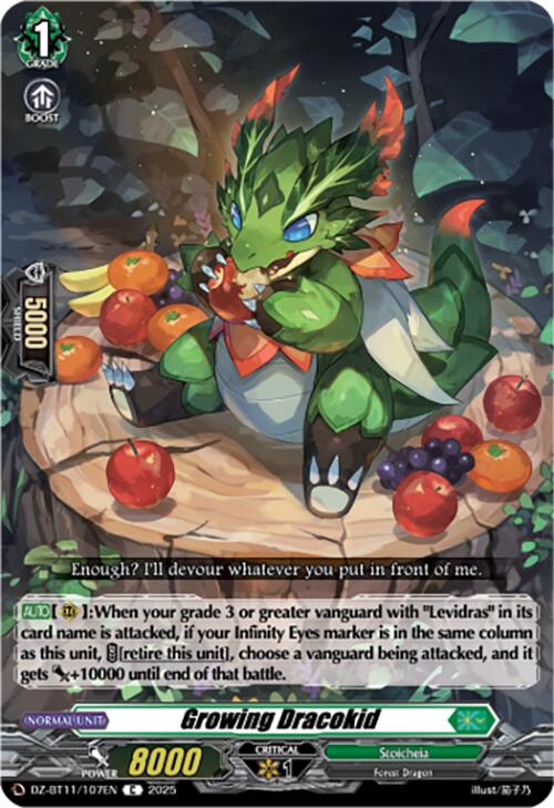 Growing Dracokid (DZ-BT11/107EN) [Symphony of Might & Bloom]