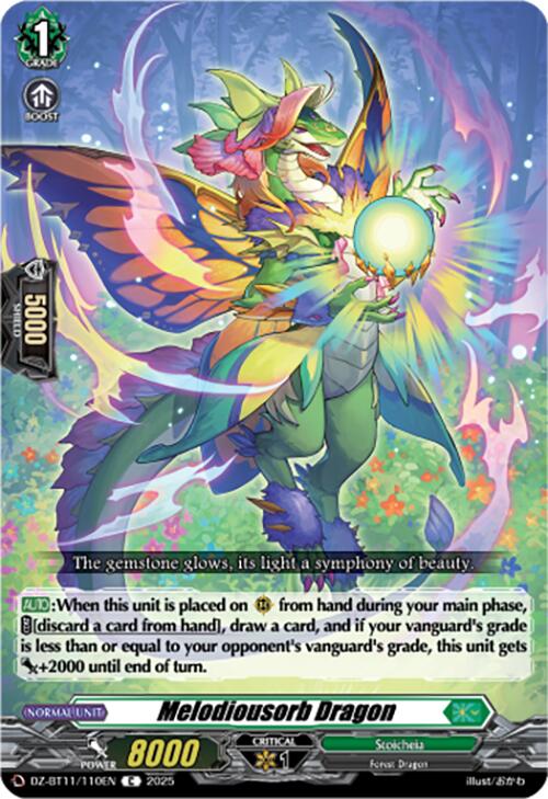 Melodiousorb Dragon (DZ-BT11/110EN) [Symphony of Might & Bloom]