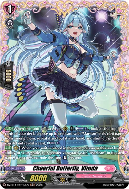 Cheerful Butterfly, Vlinda (DZ-BT11/FR43EN) [Symphony of Might & Bloom]