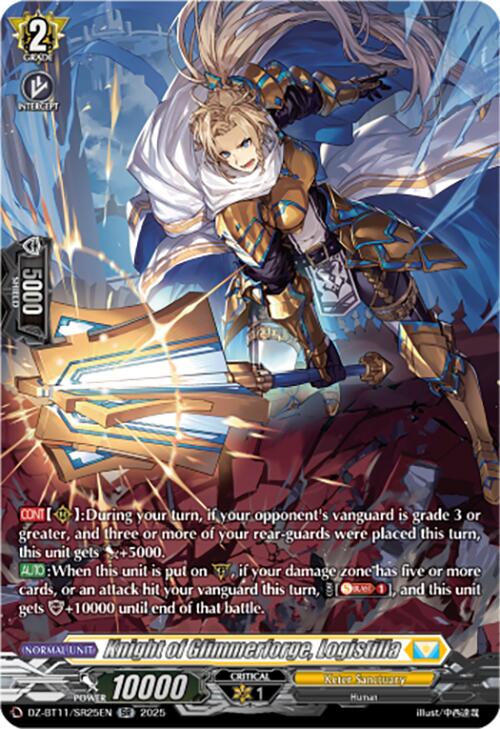 Knight of Glimmerforge, Logistilla (DZ-BT11/SR25EN) [Symphony of Might & Bloom]