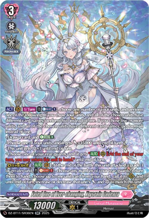 Fated One of Ever-changing, Krysrain Cadenza (DZ-BT11/SR36EN) [Symphony of Might & Bloom]