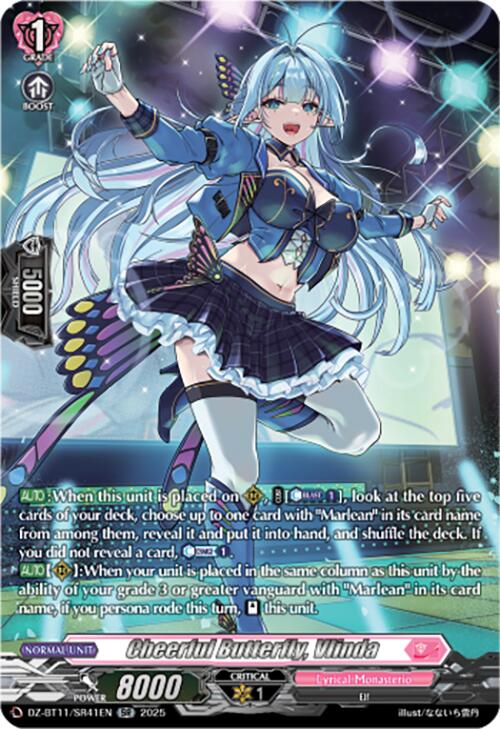Cheerful Butterfly, Vlinda (DZ-BT11/SR41EN) [Symphony of Might & Bloom]