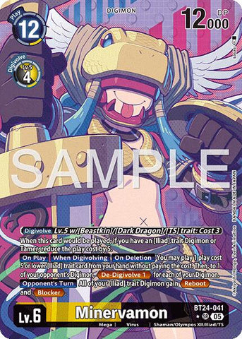 Minervamon [BT24-041] (Alternate Art) [Time Stranger]