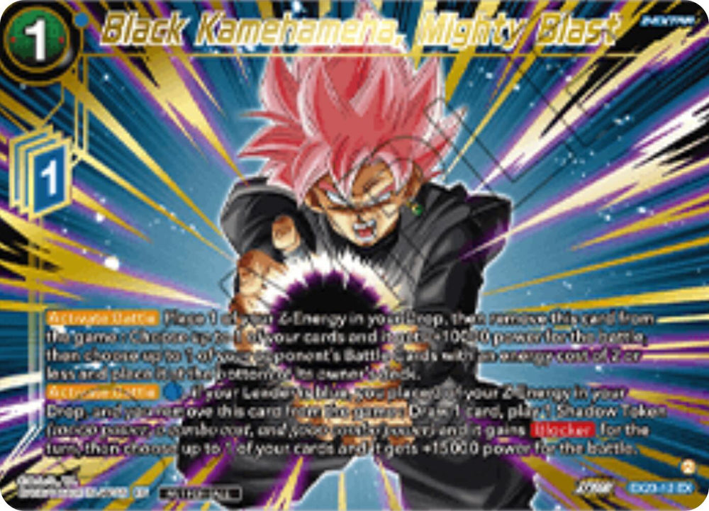 Black Kamehameha, Mighty Blast (Championship 2025 Finals Premium Pack) (EX23-12) [Tournament Promotion Cards]
