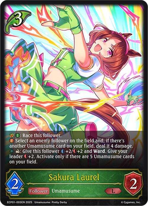 Sakura Laurel (ECP01-003EN) [Umamusume: Pretty Derby EX Crossover Set]