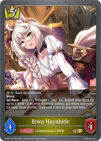 Biwa Hayahide (ECP01-017EN) [Umamusume: Pretty Derby EX Crossover Set]