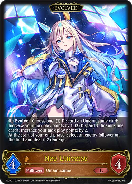 Neo Universe (Evolved) (ECP01-029EN) [Umamusume: Pretty Derby EX Crossover Set]