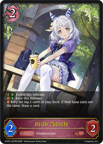 Hishi Miracle (ECP01-037EN) [Umamusume: Pretty Derby EX Crossover Set]