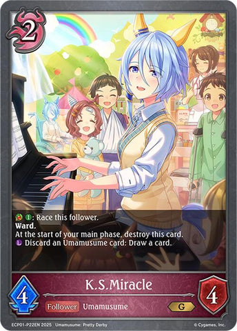 K.S.Miracle - P22EN (Foil) (ECP01-P22EN) [Umamusume: Pretty Derby EX Crossover Set]