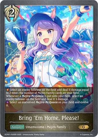 Bring 'Em Home, Please! - P30EN (Foil) (ECP01-P30EN) [Umamusume: Pretty Derby EX Crossover Set]