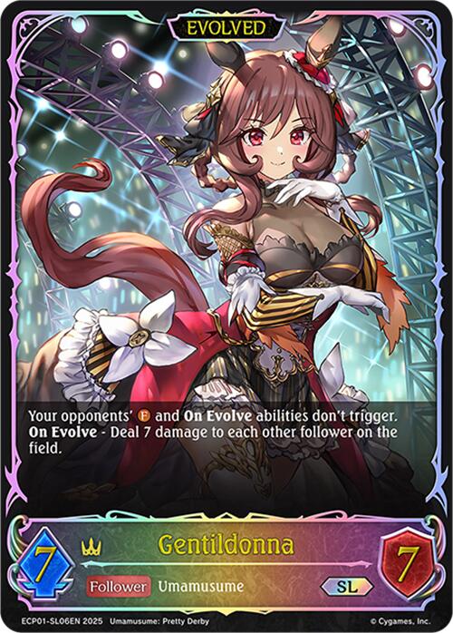Gentildonna (Evolved) (ECP01-SL06EN) [Umamusume: Pretty Derby EX Crossover Set]