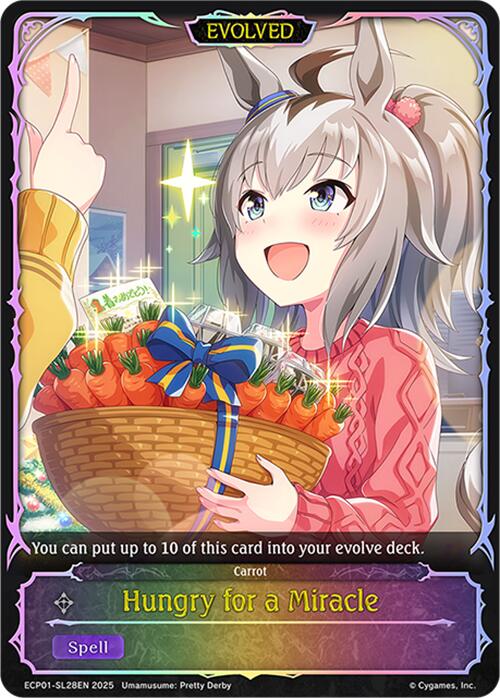 Hungry for a Miracle (Evolved) (ECP01-SL28EN) [Umamusume: Pretty Derby EX Crossover Set]