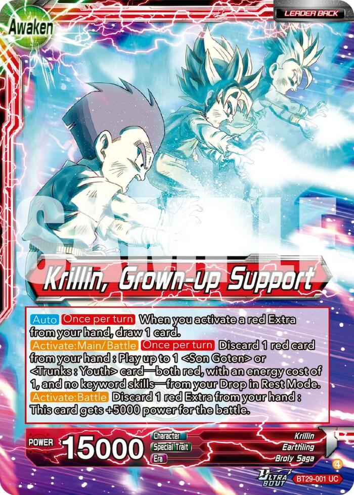 Krillin // Krillin, Grown-up Support (BT29-001) [Fearsome Rivals]