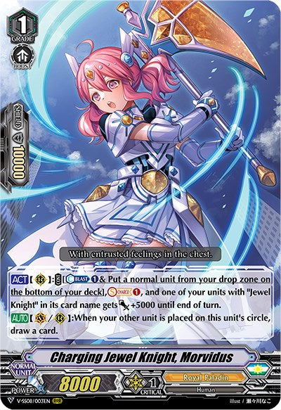 Charging Jewel Knight, Morvidus (V-SS08/003EN) [Clan Selection Plus Vol.2]