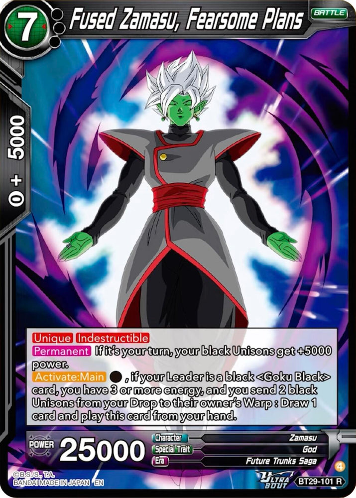 Fused Zamasu, Fearsome Plans (BT29-101) [Fearsome Rivals]