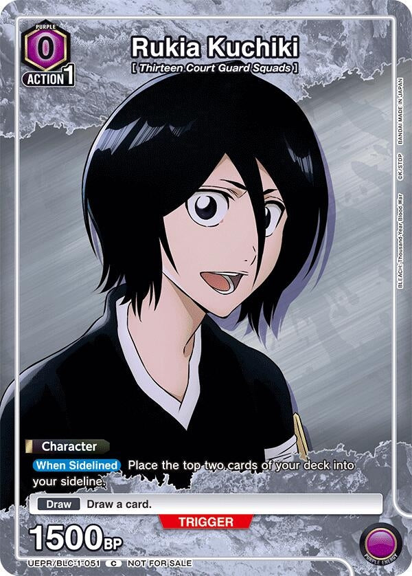 Image for Rukia Kuchiki (051) (UEPR) (UEPR/BLC-1-051) - Union Arena