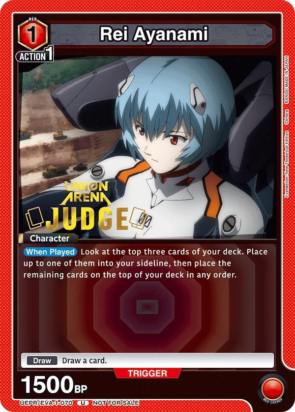 Image for Rei Ayanami (Judge Pack) (UEPR) (UEPR/EVA-1-070) - Union Arena