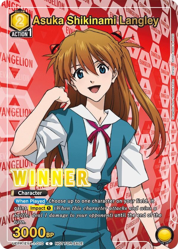 Image for Asuka Shikinami Langley (Winner) (UEPR) (UEPR/EVA-1-010) - Union Arena